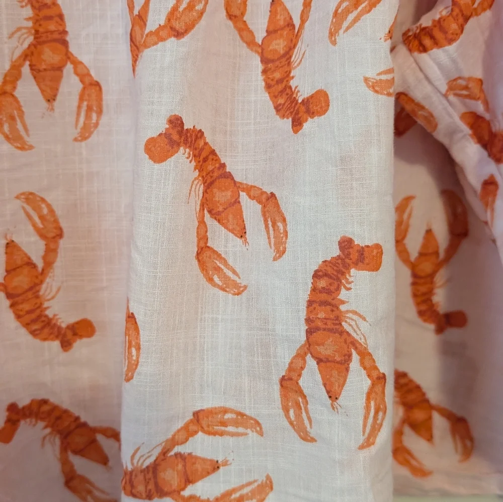 Maeve Anthropologie Lobster Button Up Shirt - Picture 6 of 7